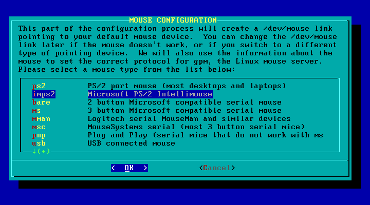 Mouse Configuration