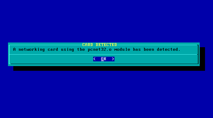 Network Card Found