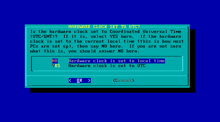 BIOS Clock Option