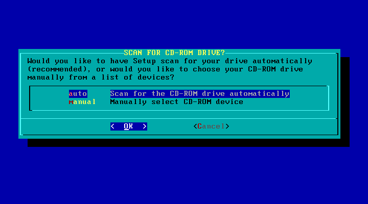 CD-ROM Scanning Options