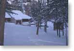 Lots of snow in the winter